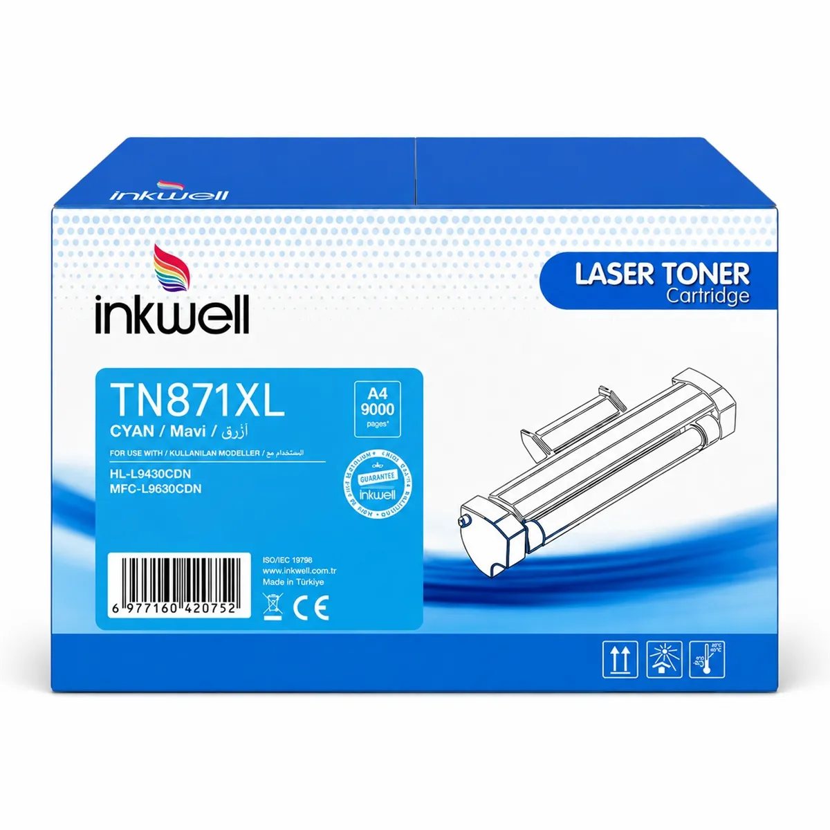MUADİL TONER (İNKWELL  BROTHER TN-871XL C ) 12K 1